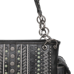 MW1091G-8085 Montana West Whipstitch Collection Concealed Carry Satchel
