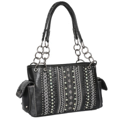 MW1091G-8085 Montana West Whipstitch Collection Concealed Carry Satchel