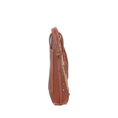 TR135-195 Trinity Ranch Hair-On Cowhide Collection Phone Crossbody Case