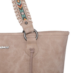 MW1074G-8317 Montana West Embroidered Aztec Collection Concealed Carry Tote