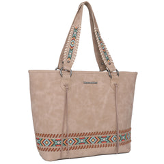 MW1074G-8317 Montana West Embroidered Aztec Collection Concealed Carry Tote