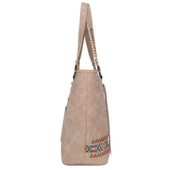 MW1074G-8317 Montana West Embroidered Aztec Collection Concealed Carry Tote