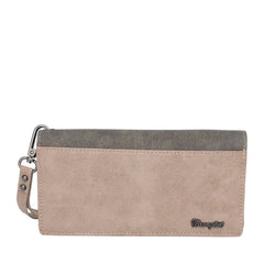 WG28-W039 Wrangler Whipstitch and Studs Western Wallet（Wrangler by Montana West）