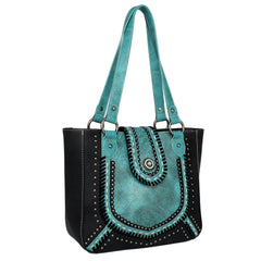 MW1065G-8317 Montana West Embossed Collection Concealed Carry Tote