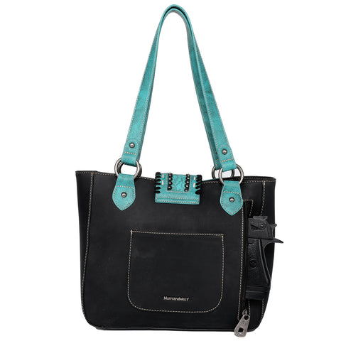 MW1065G-8317 Montana West Embossed Collection Concealed Carry Tote