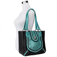 MW1065G-8317 Montana West Embossed Collection Concealed Carry Tote