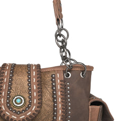MW1065G-8085 Montana West Embossed Collection Concealed Carry Satchel