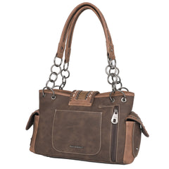 MW1065G-8085 Montana West Embossed Collection Concealed Carry Satchel