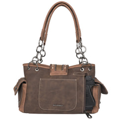 MW1065G-8085 Montana West Embossed Collection Concealed Carry Satchel