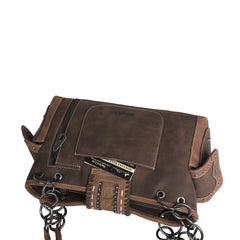 MW1065G-8085 Montana West Embossed Collection Concealed Carry Satchel