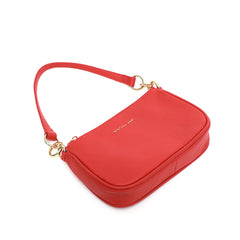 MWL-026 Montana West 100% Genuine Leather Clutch/Crossbody Red