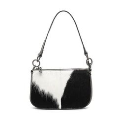 MWL-025 Montana West 100% Genuine Leather Calf Hair Clutch/Crossbody