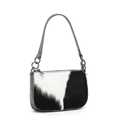 MWL-025 Montana West 100% Genuine Leather Calf Hair Clutch/Crossbody