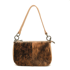 MWL-025 Montana West 100% Genuine Leather Calf Hair Clutch/Crossbody