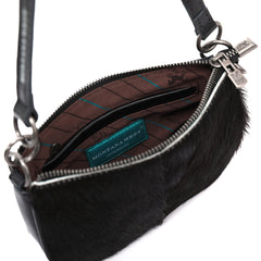 MWL-025 Montana West 100% Genuine Leather Calf Hair Clutch/Crossbody