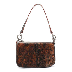 MWL-025 Montana West 100% Genuine Leather Calf Hair Clutch/Crossbody