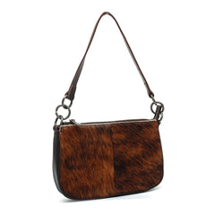 MWL-025 Montana West 100% Genuine Leather Calf Hair Clutch/Crossbody