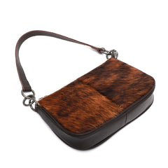 MWL-025 Montana West 100% Genuine Leather Calf Hair Clutch/Crossbody
