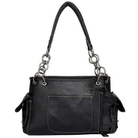 MW1067G-8085 Montana West Embossed Collection Concealed Carry Satchel