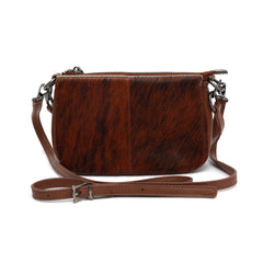 MWL-025 Montana West 100% Genuine Leather Calf Hair Clutch/Crossbody