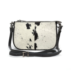 MWL-025 Montana West 100% Genuine Leather Calf Hair Clutch/Crossbody