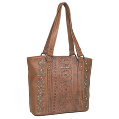 MW1067G-8317 Montana West Embossed Collection Concealed Carry Tote