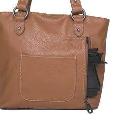 MW1067G-8317 Montana West Embossed Collection Concealed Carry Tote