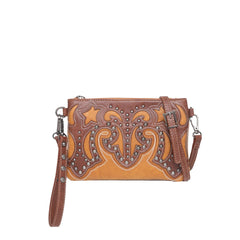 MW1055-181 Montana West Embroidered Collection Clutch/Crossbody