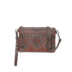 MW1055-181 Montana West Embroidered Collection Clutch/Crossbody