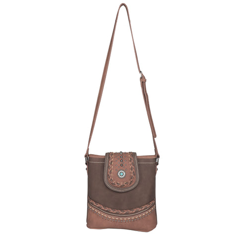 MW1107G-9360 Montana West Concho Collection Concealed Carry Crossbody