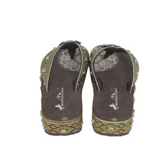 SEF11-S095 Montana West Aztec Tooled Wedge with Crosses Flip Flops By Case
