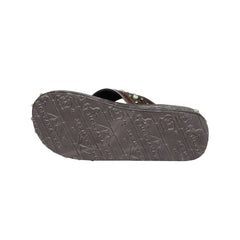 SEF11-S095 Montana West Aztec Tooled Wedge with Crosses Flip Flops By Case