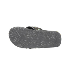 SEF11-S095 Montana West Aztec Tooled Wedge with Crosses Flip Flops By Case