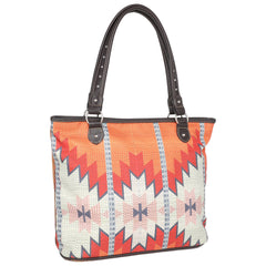 MW1236-8112 Montana West Cow PatternPrint Canvas Tote Bag