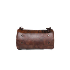 MWRG-046 Montana West Genuine Leather Hand Tooled Hair-on Collection Concealed Carry Hobo