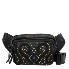 MW1063-194 Montana West Whipstitch Collection Belt Bag