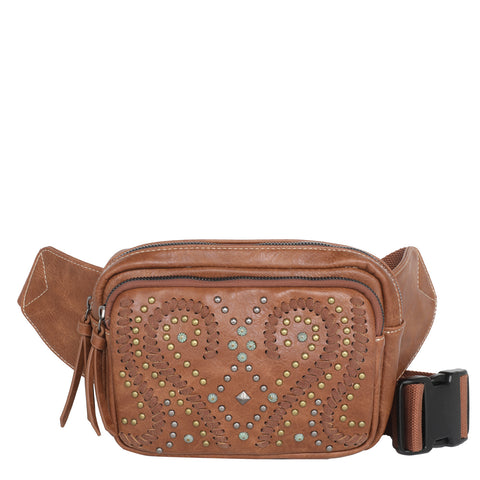 MW1063-194 Montana West Whipstitch Collection Belt Bag