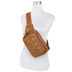 MW1063-194 Montana West Whipstitch Collection Belt Bag