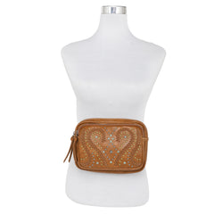 MW1063-194 Montana West Whipstitch Collection Belt Bag