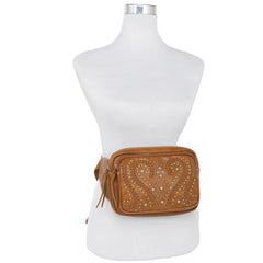 MW1063-194 Montana West Whipstitch Collection Belt Bag
