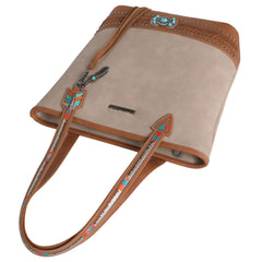 MW1112G-8113 Montana West Concho Collection Concealed Carry Tote