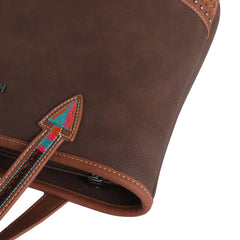 MW1112G-8317 Montana West Concho Collection Concealed Carry Tote