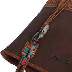 MW1112G-8317 Montana West Concho Collection Concealed Carry Tote