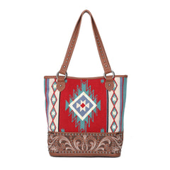 MW1095G-8113 Montana West Aztec Tapestry Concealed Carry Tote