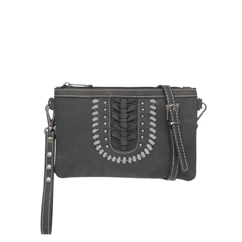 MW1057-181 Montana West Whipstitch Collection Clutch/Crossbody