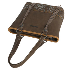 MW1113G-8317 Montana West Concho Collection Concealed Carry Tote