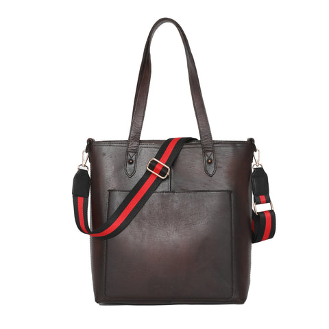 STP-1019 Montana West Guitar Style Crossbody Strap Stripe Print Collection