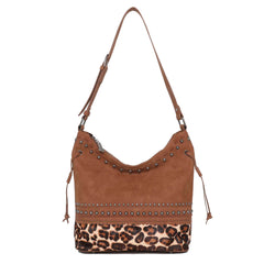 TR142G-918 Trinity Ranch Hair-On Cowhide Collection Concealed Carry Hobo
