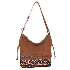 TR142G-918 Trinity Ranch Hair-On Cowhide Collection Concealed Carry Hobo