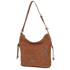 TR142G-918 Trinity Ranch Hair-On Cowhide Collection Concealed Carry Hobo